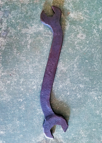 Hand Forged Open-Ended Wrench, Set of 2