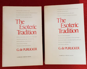 The Esoteric Tradition (2-volume set), G. de Purucker, 1973 Reprint Edition
