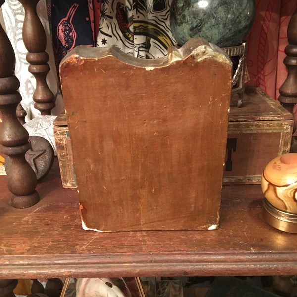 Antique Plaster Shriner Bookend