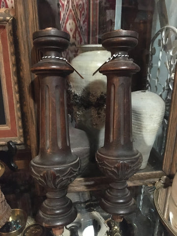 Antique Carved Wood Furniture Spindle